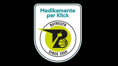 Der Bayreuther Basketball und Medikamente per Klick präsentieren gemeinsames Clublogo